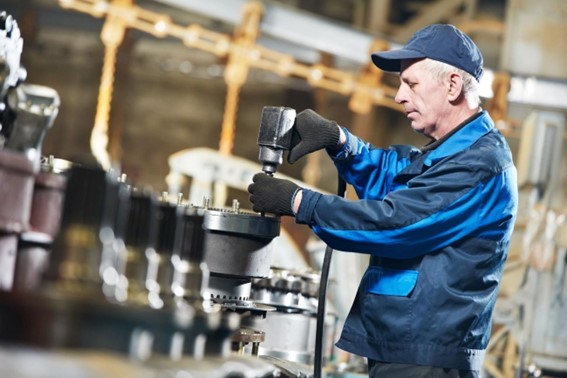 Processo de montagem industrial